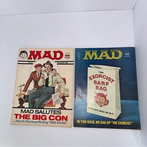 1974 Vintage MAD Magazines #170 #171 Bundle